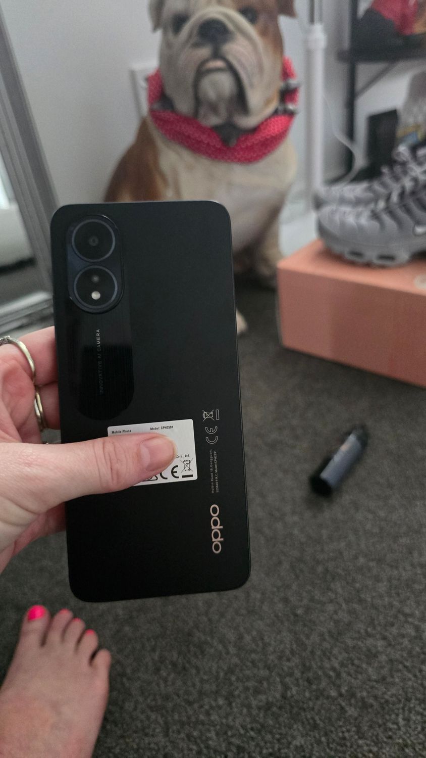 Oppo a18 brand new only turned on