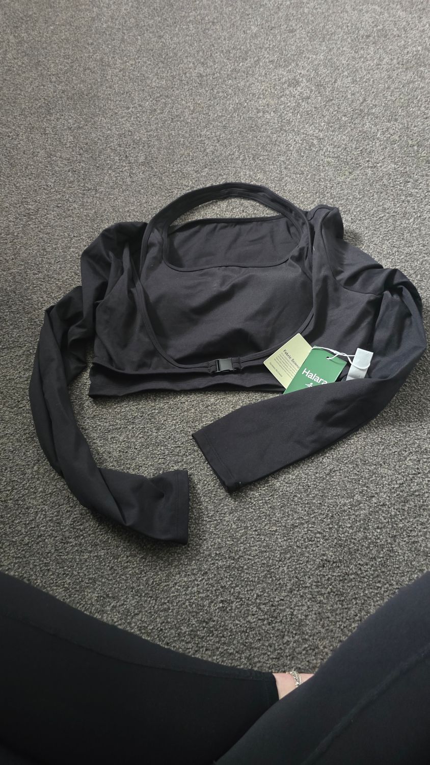 Black halara work out top brand new xl