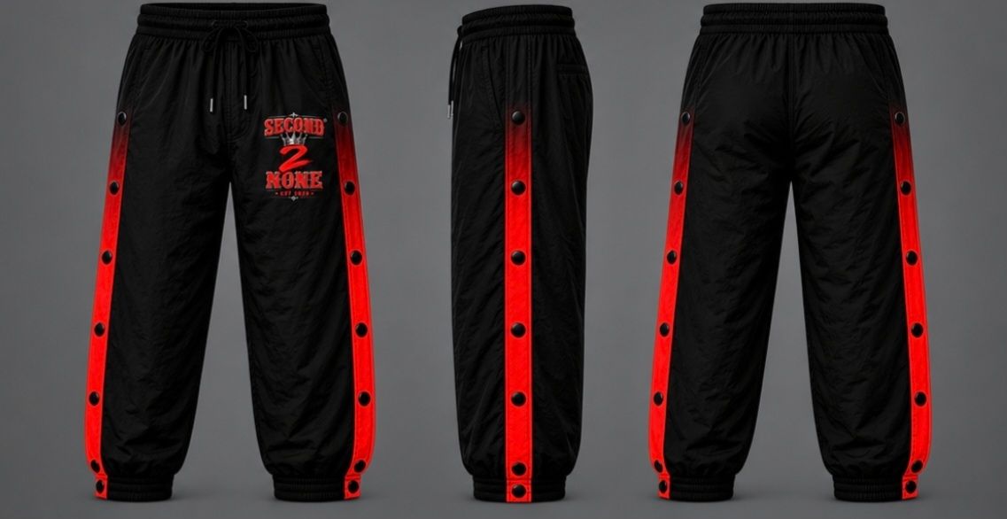 Tear away pants RED