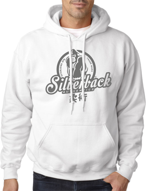 Silverback Hoodie, Colour: White