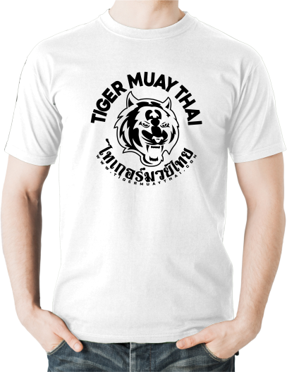 Tiger Muay Thai T-shirt, Colour: White