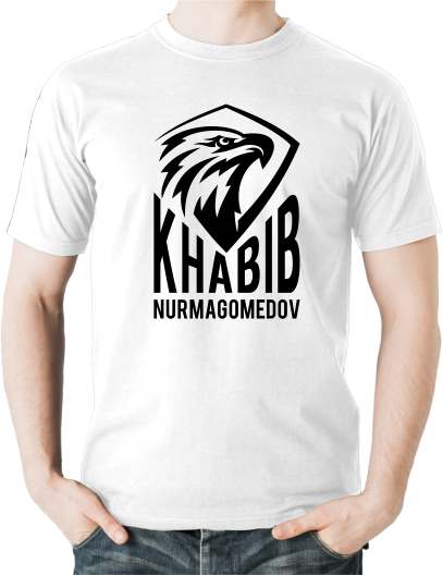Khabib Eagle T-shirt, Colour: White