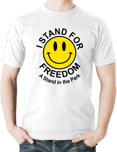 I Stand for Freedom T-shirt, Colour: White