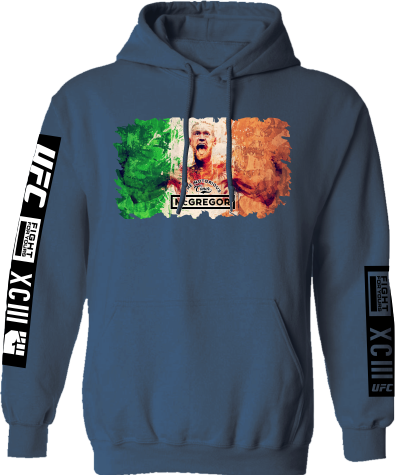 Conor McGregor Hoodie, Colour: Airforce Blue
