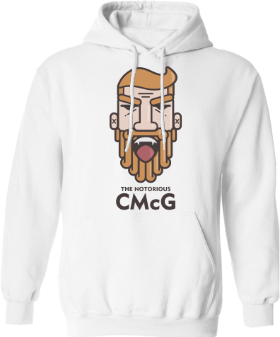 Conor McGregor Hoodie, Colour: White