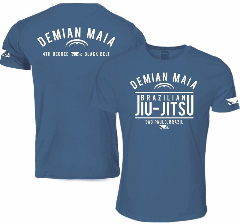 Demian Maia T-Shirt - Indigo Blue