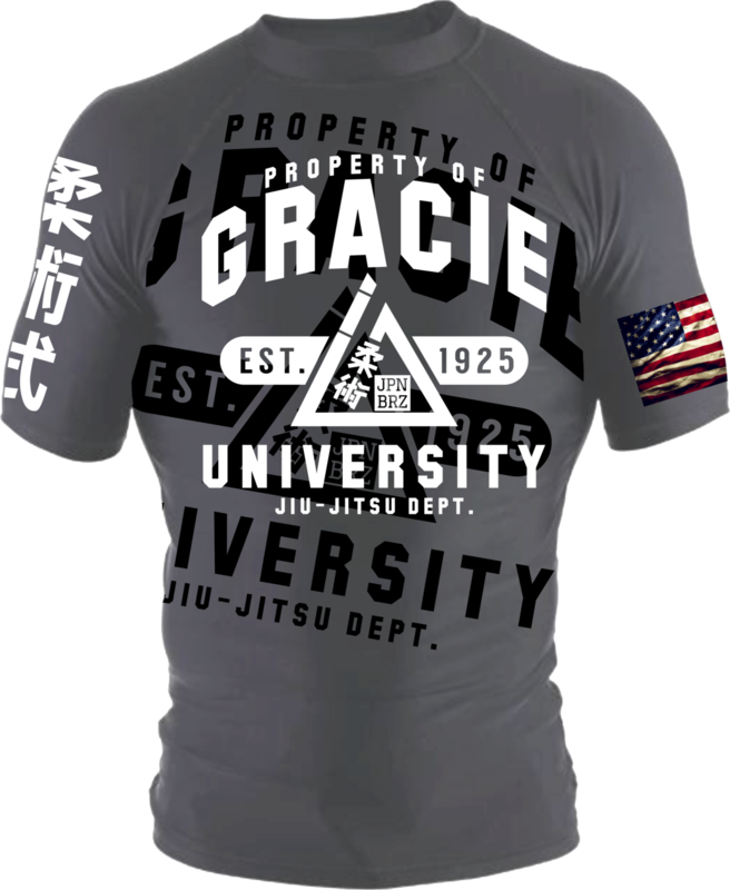 Gracie University BJJ Rash guard
