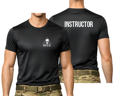D.C.C.S Instructor DRY FIT Tactical Jiu Jitsu T-Shirt