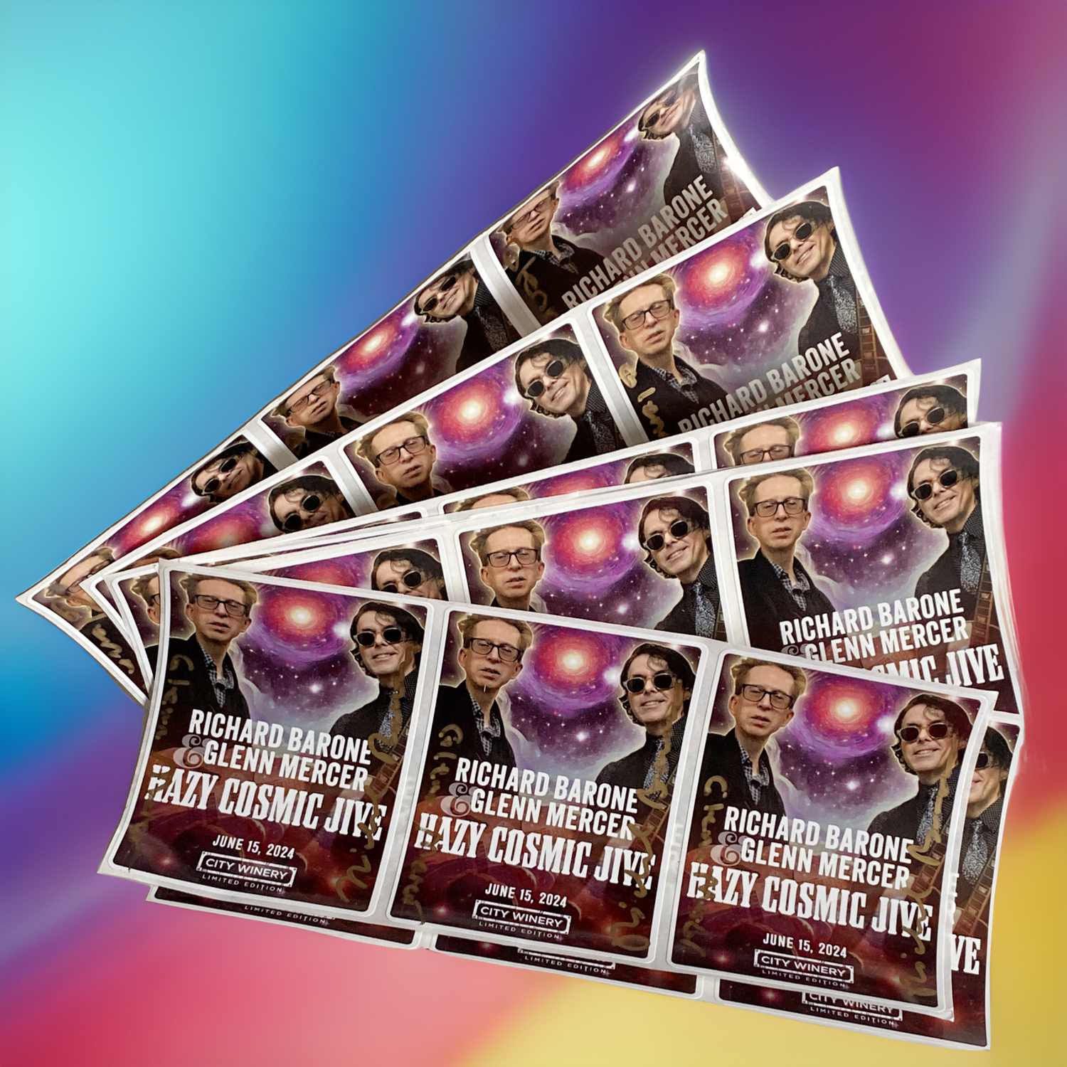 Barone/Mercer 'Hazy Cosmic Jive' Stickers - Autographed