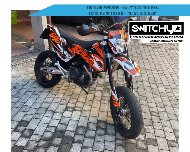 KIT GRAFICHE KTM SMC 690 2007 - 2011 - VENTUNO