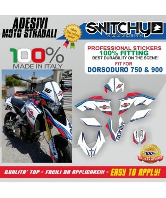 2014 Dorsoduro 750 Sticker Kit - Compatible Decal Set