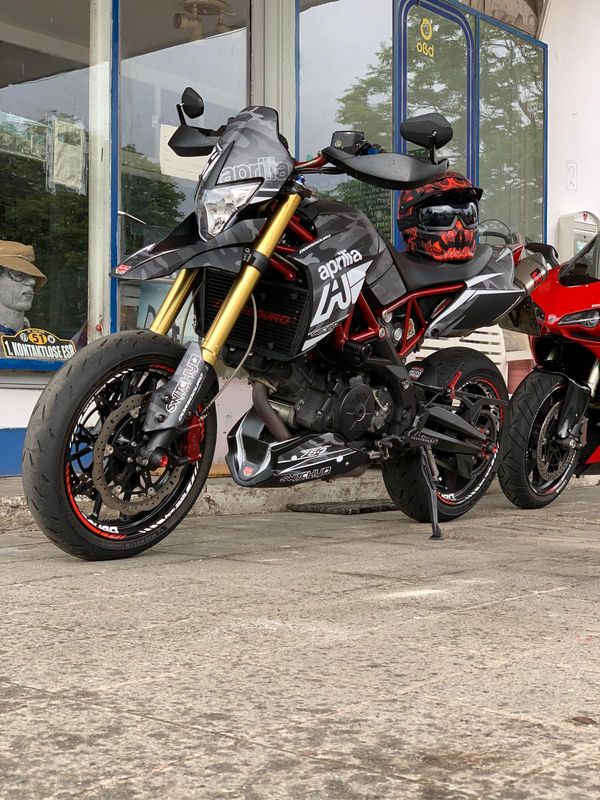 KIT GRAFICHE APRILIA DORSODURO 750 900 - BLACK CAMO LIGHT