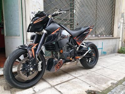 KIT GRAFICHE KTM DUKE III 690 2008 - 2011 - SKULLZ BLACK