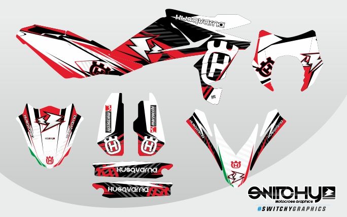 KIT GRAFICHE HUSQVARNA 630 - DROP
