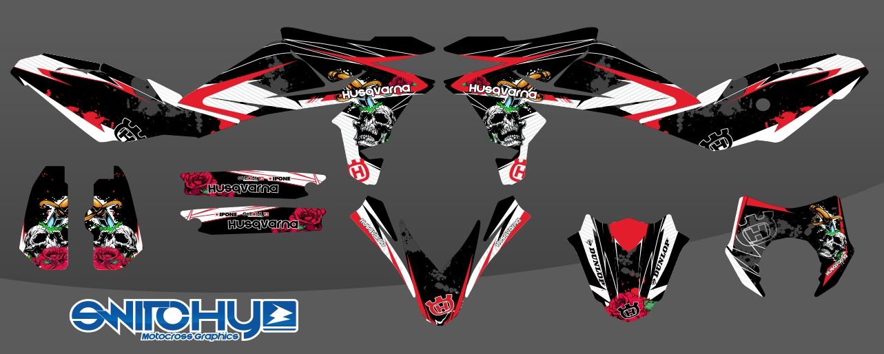 KIT GRAFICHE HUSQVARNA 630 - MURDER BLACK