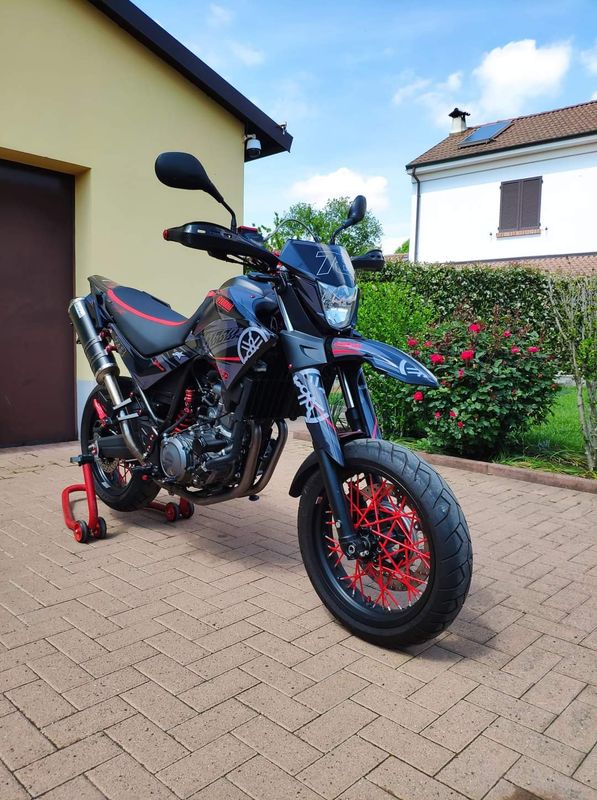KIT GRAFICHE YAMAHA XT 660 X 2007 - 2019 - BANGER BLACK