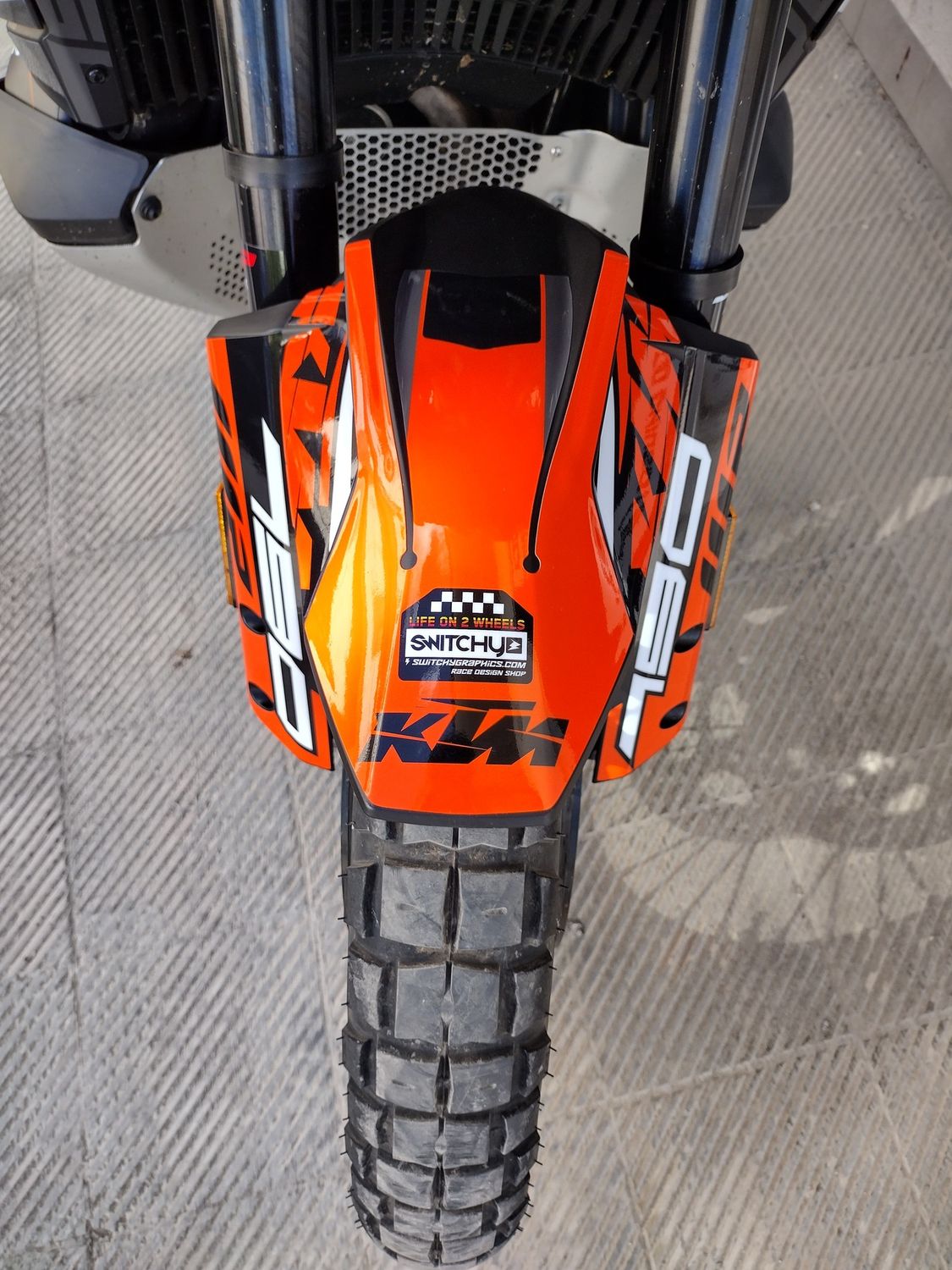 KIT GRAFICHE KTM 790 890 ADVENTURE - PARAFANGO BASSO