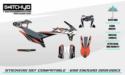 KIT GRAFICHE KTM 690 ENDURO R 2019 2024 - SENTINEL