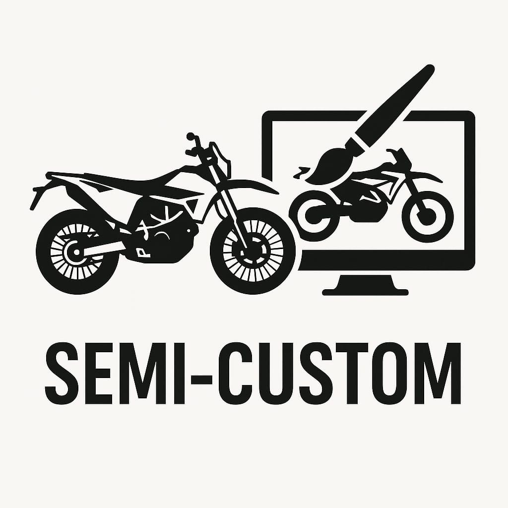 DUAL SPORT - KIT GRAFICHE SEMI PERSONALIZZATE