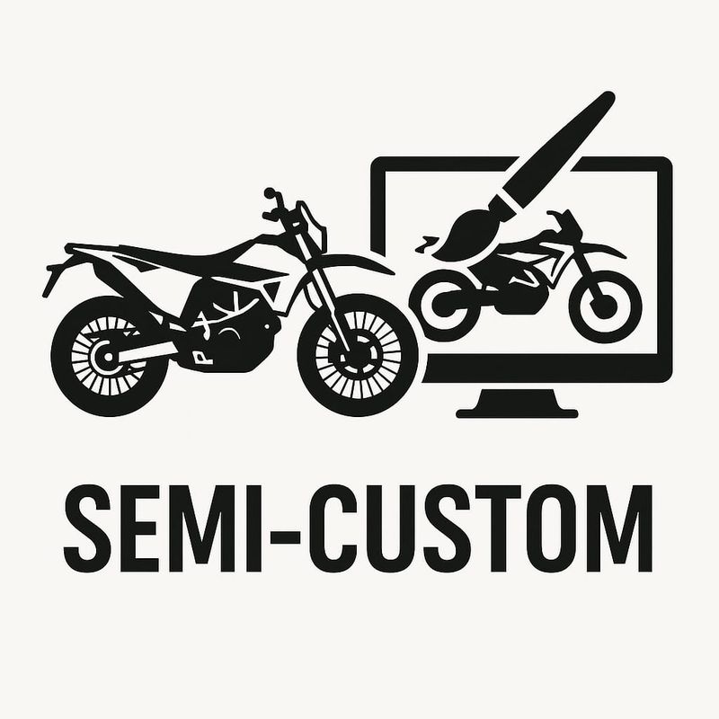 DUAL SPORT - KIT GRAFICHE SEMI PERSONALIZZATE