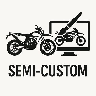 DUAL SPORT - KIT GRAFICHE SEMI PERSONALIZZATE