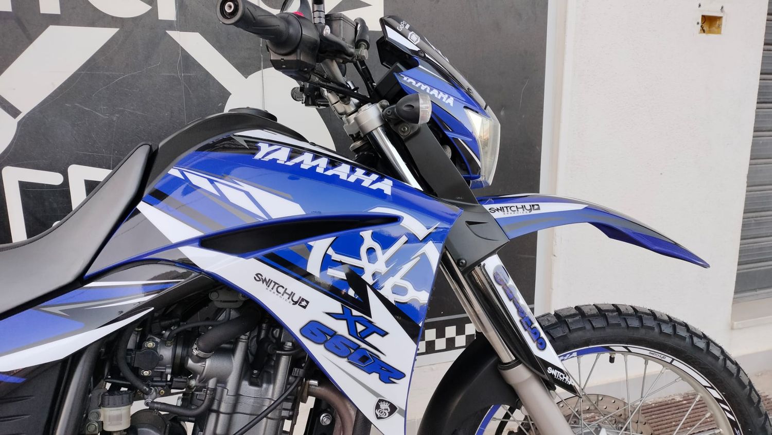 KIT GRAFICHE YAMAHA XT 660 X 2004 - 2006 - BLUE SPEED