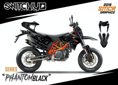 KIT GRAFICHE KTM SMC-R 690 2019 - 2024 - PHANTOM BLACK