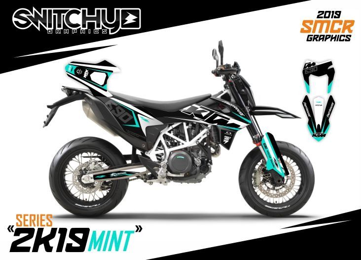 KIT GRAFICHE KTM SMC-R 690 2019 - 2024 - 2K19 MINT