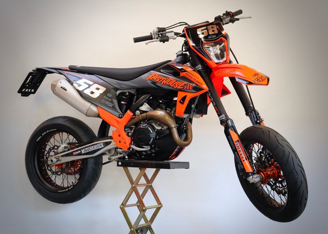 KIT GRAFICHE KTM EXC 2020 - 2023 - SO.CAL - NUMERI CROMO