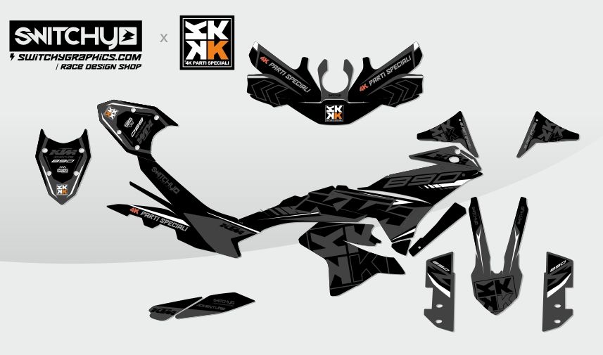 KIT GRAFICHE KTM 790 890 ADVENTURE - EVO STEALTH