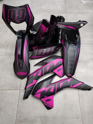 KIT GRAFICHE KTM EXC 2014 - 2016 - SIX NINETY RMX PURPLE
