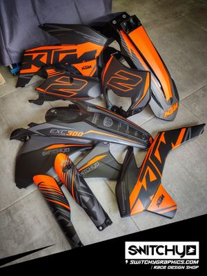 KIT GRAFICHE KTM EXC 2014 - 2016 - SIX NINETY RMX