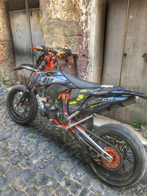 KIT GRAFICHE KTM EXC 2014 - 2016 - BK NEON