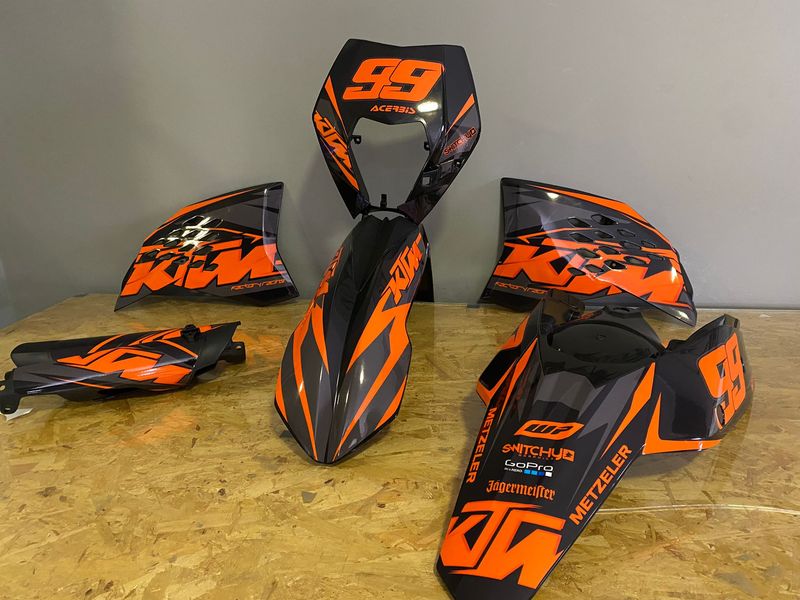 KIT GRAFICHE KTM EXC 2008 - 2011 - STEALTH