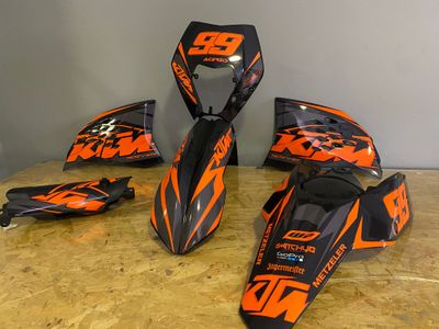 KIT GRAFICHE KTM EXC 2008 - 2011 - STEALTH