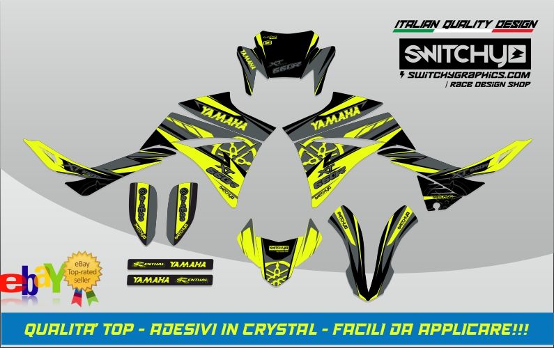 KIT GRAFICHE YAMAHA XT 660 X 2004 - 2006 - SPEED STEALTH