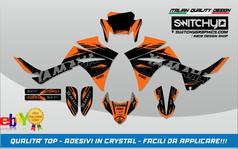 KIT GRAFICHE YAMAHA XT 660 X 2004 - 2006 - SIDE 05