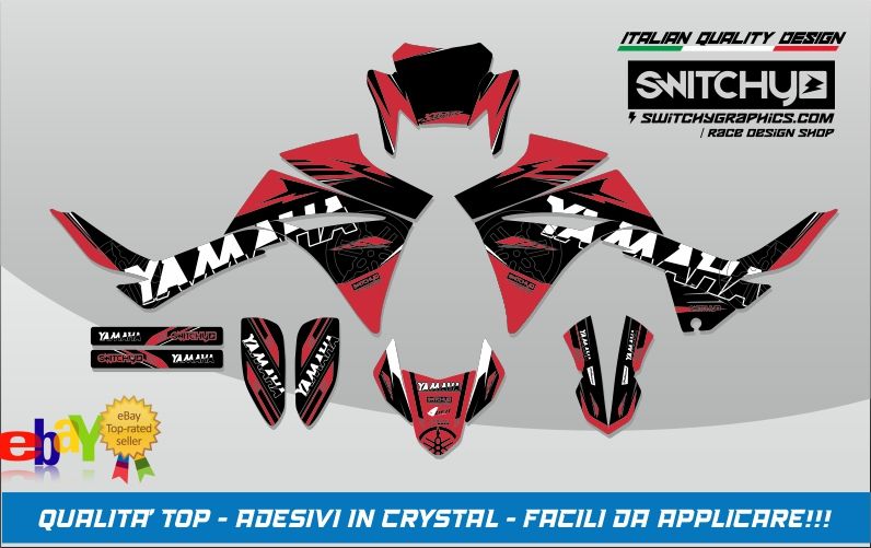 KIT GRAFICHE YAMAHA XT 660 X 2004 - 2006 - SIDE 0W