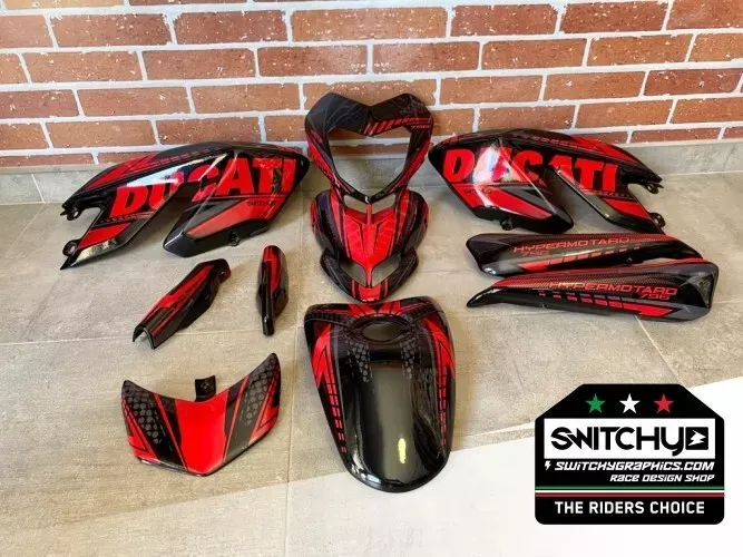 KIT GRAFICHE DUCATI HYPERMOTARD 796 - 1100 - EVO