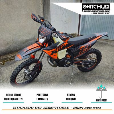 KIT GRAFICHE KTM EXC 2024 2025 - SIX NINETY RMX