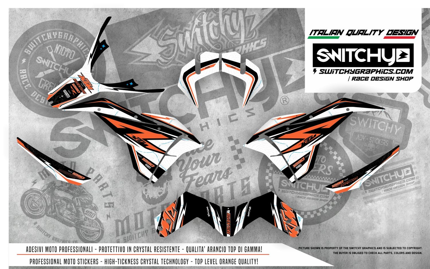 KIT GRAFICHE KTM 1290 SUPER ADVENTURE S R - 2017 2020 - LOSTLAND