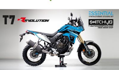 KIT GRAFICHE YAMAHA TENERE T7 - 2019 2024 - ESSENTIAL LIGHT BLUE