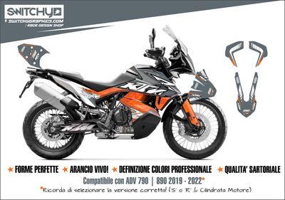 KIT GRAFICHE KTM 790 890 ADVENTURE - FIRST PRO