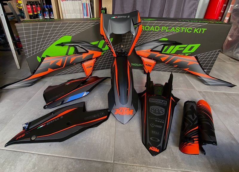 KIT GRAFICHE KTM EXC 2017 - 2019 - SIX NINETY