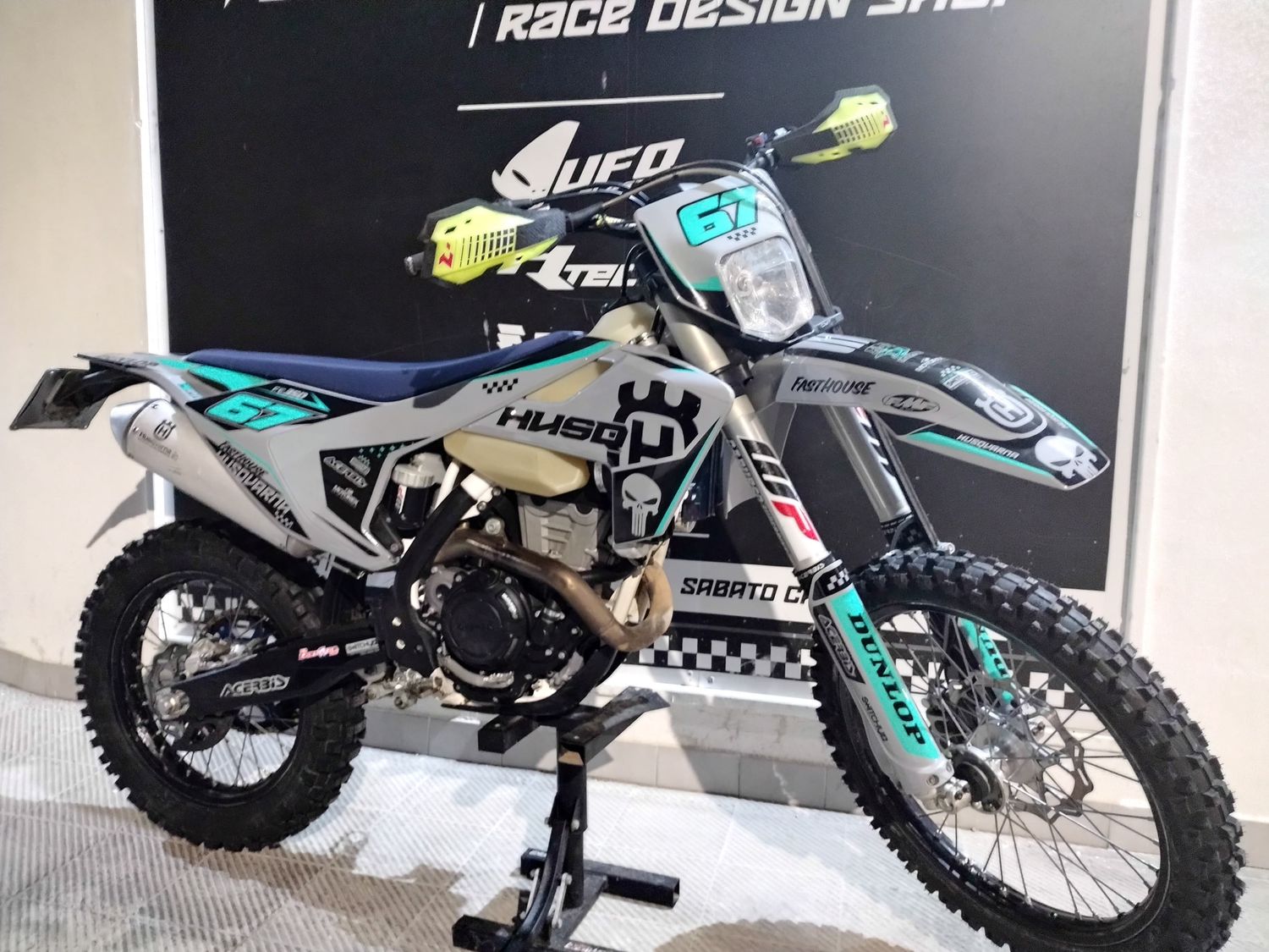 KIT GRAFICHE HUSQVARNA TE FE - TEAL G