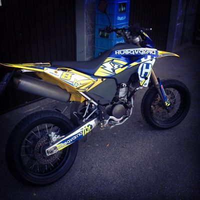 KIT GRAFICHE HUSQVARNA 610 - DROP YELLOW