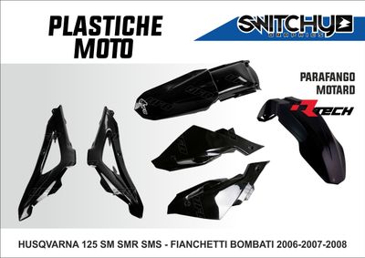 KIT PLASTICHE HUSQVARNA SM SMR SMS 125 - 2006 2007 2008