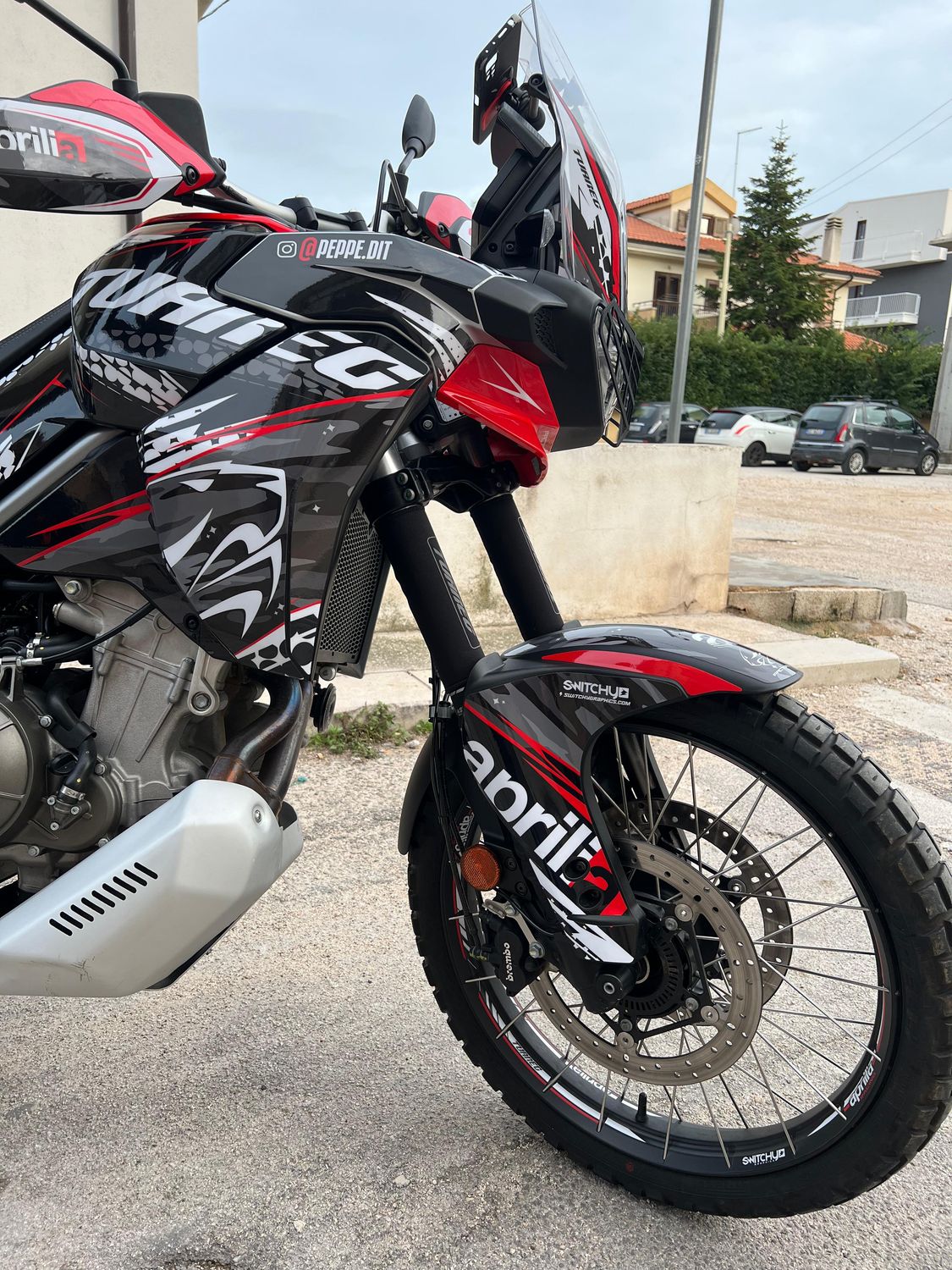 KIT GRAFICHE CERCHI COMPATIBILI APRILIA TUAREG 660 2022 2024