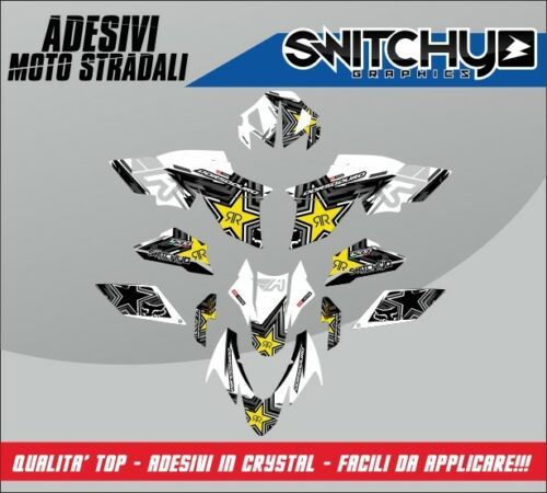 KIT GRAFICHE APRILIA DORSODURO 1200 - WHITE STAR