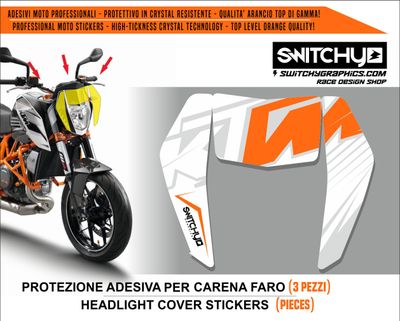 KIT GRAFICHE KTM 690 DUKE 2012 2013 2014 2015 2016 - ADESIVI FARO
